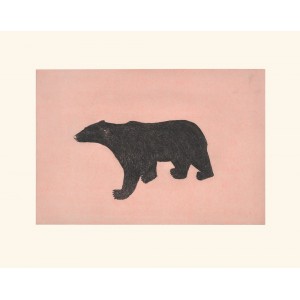 OHITO ASHOONA 1952-   Prowling Bear