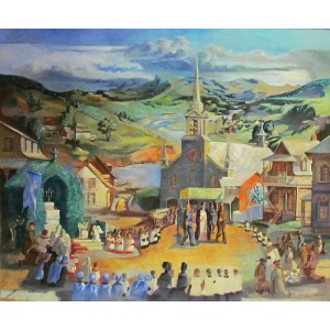 PATRICK MORGAN  -  Fête-Dieu, La Malbaie, 1933